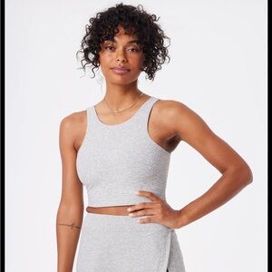 Outdoor Voices Venus Crop Top in Dove / Ash / Graphite Grey
